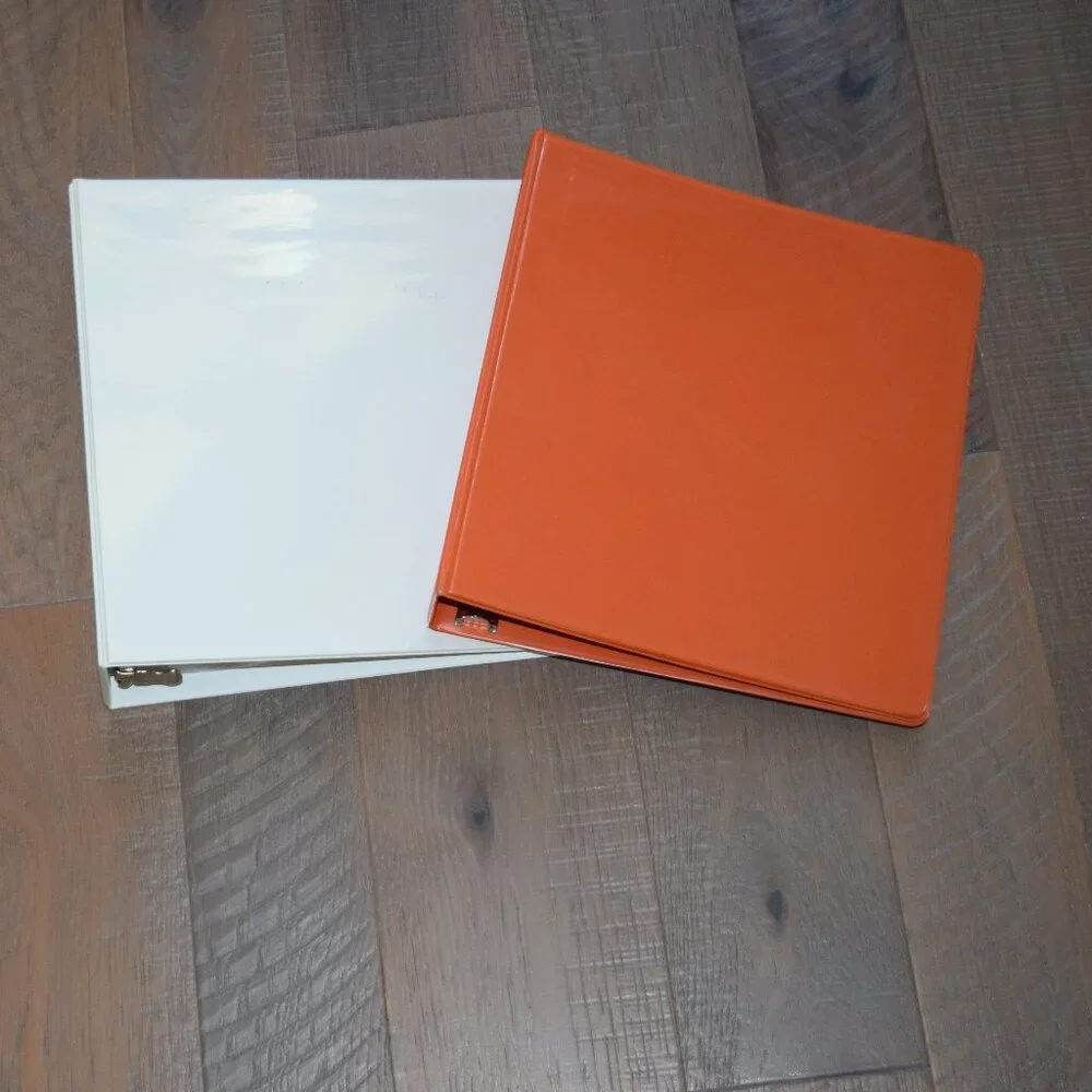 LOT Corporate Express Deluxe Locking Round Ring View Binders 2
